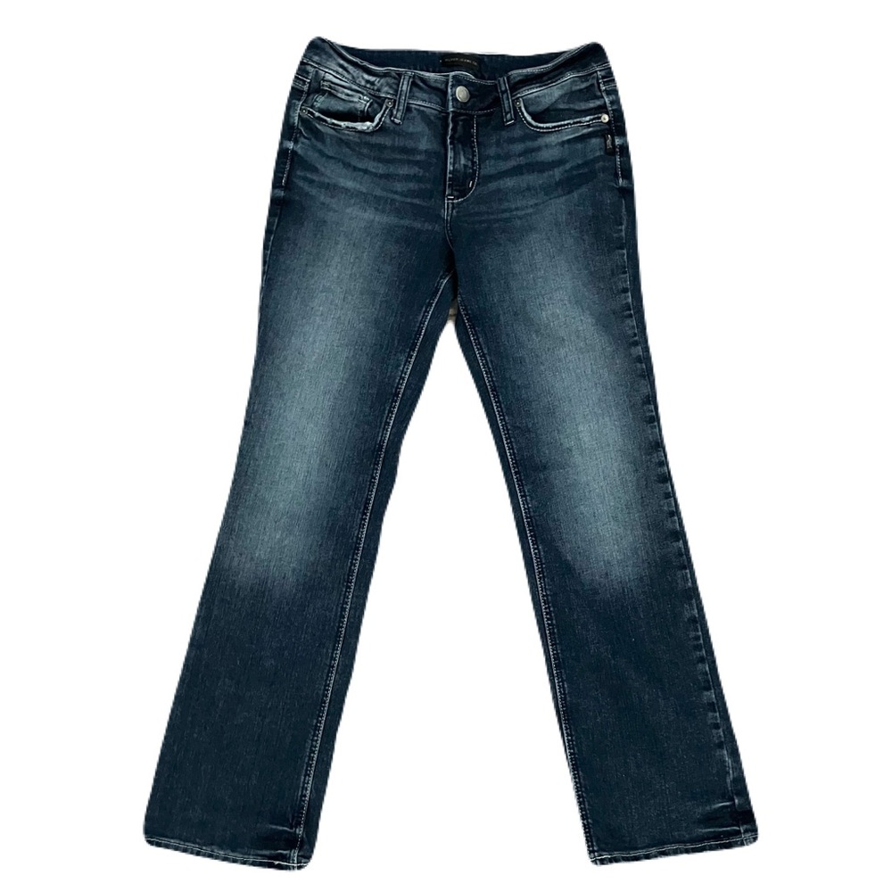 Silver Jeans Dark Blue Suki  Slim Boot Cut Women's Jeans
